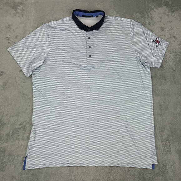 Greyson Golf World Tour Performance Stretch Mens XXL Short Sleeve Polo Shirt - Picture 2 of 10